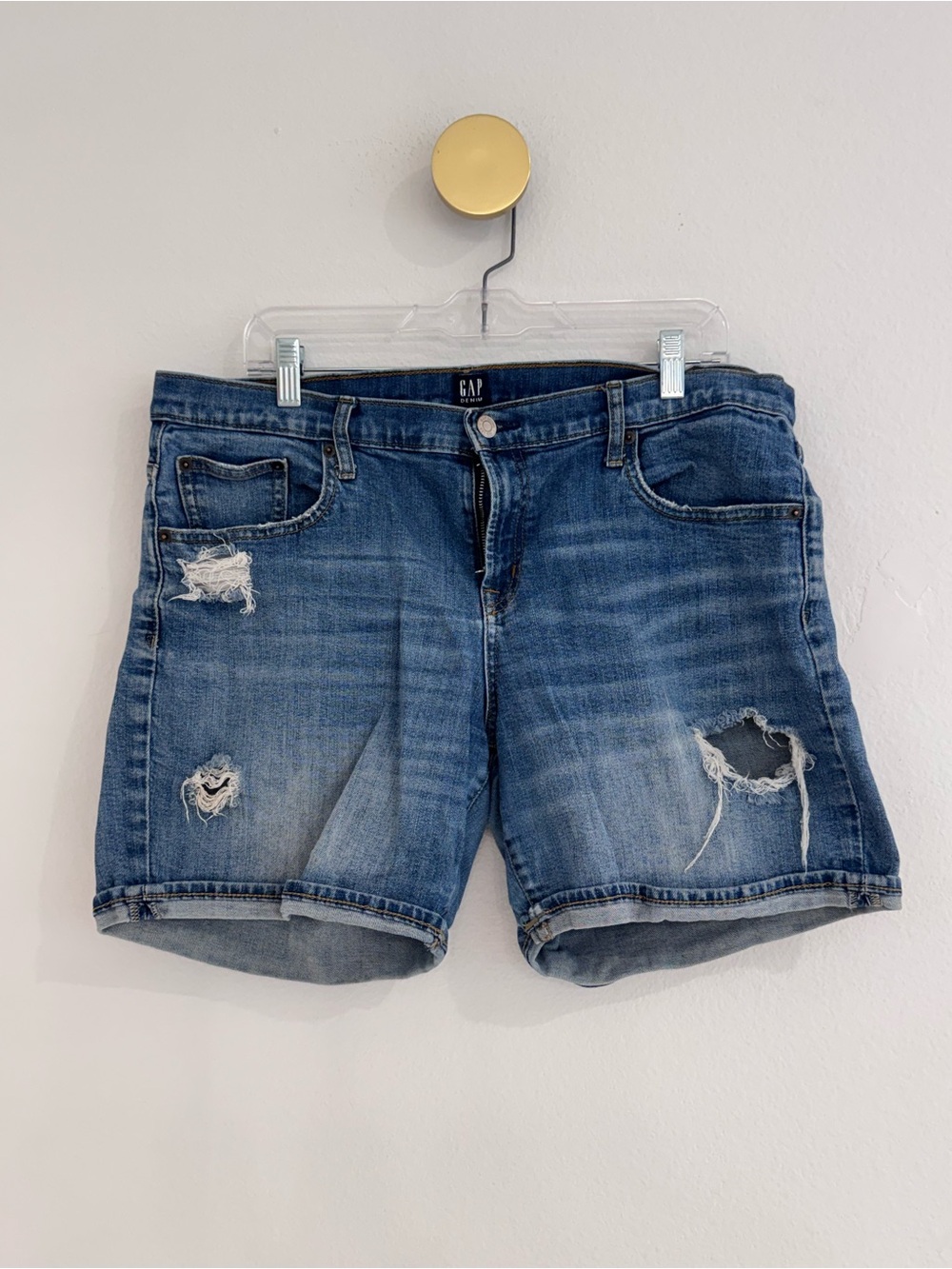 GAP Distressed Denim Cutoff Shorts